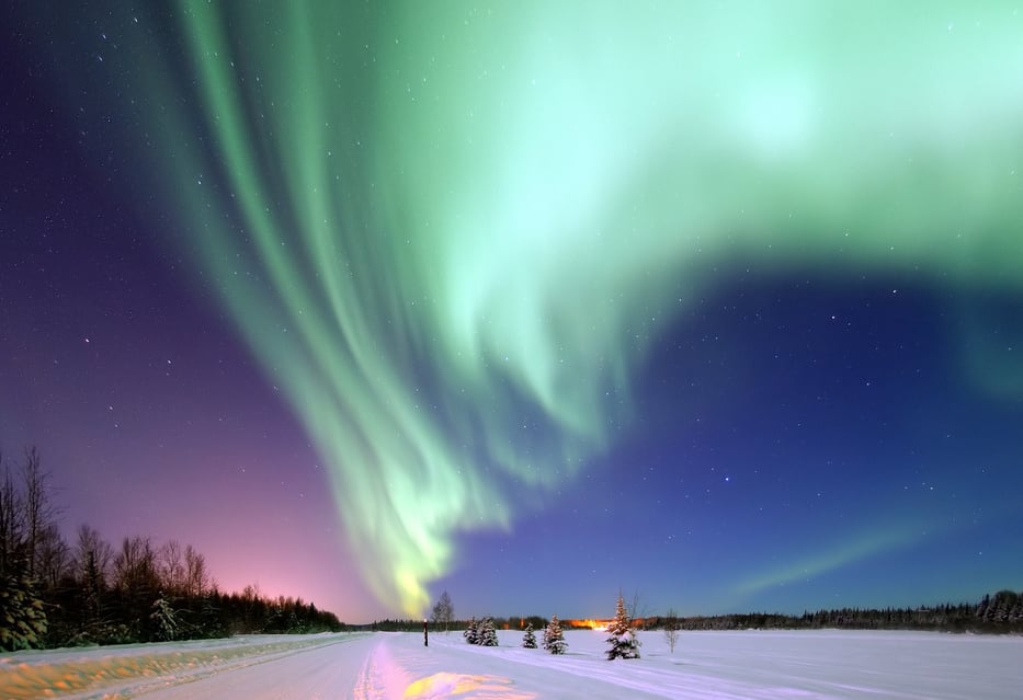 Northern Lights at Night